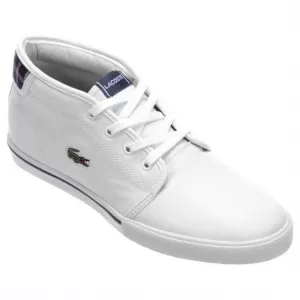 Image of Lacoste Boys Ampthill 0120 Chukka Boot - White