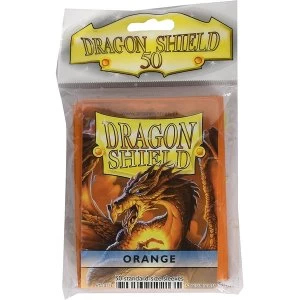Image of Dragon Shield Classic Orange Card Sleeves - 50 Sleeves