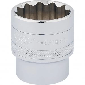 Image of Draper 1/2" Drive Hi Torq Bi Hexagon Socket Imperial 1/2" 1" 3/16"