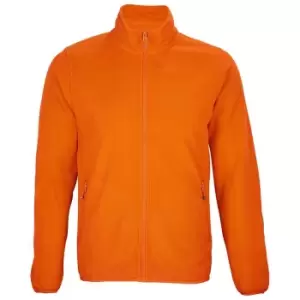 Image of SOLS Mens Factor Recycled Fleece Jacket (M) (Orange)