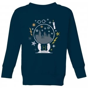 Image of Harry Potter Hogwarts Kids Sweatshirt - Navy - 9-10 Years