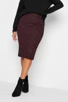Image of Animal Jacquard Midi Skirt