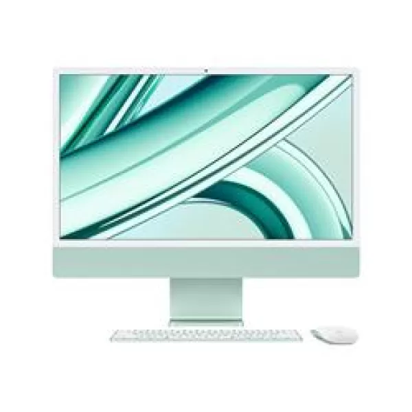 Image of iMac (24-inch) - 256GB, Green, Apple M3 Chip 8-Core GPU 8-Core CPU