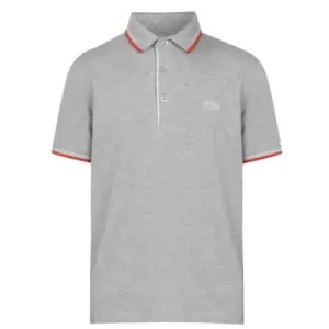 Image of BOSS Small Logo Polo - Grey