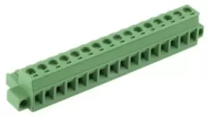 Image of Phoenix Contact MSTB 2.5/16-STF-5.08 16-pin PCB Terminal Block, 5.08mm Pitch