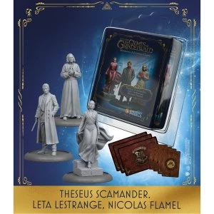 Image of Harry Potter Miniatures Adventure Game Theseus Scamander, Leta LeStrange, Nicolas Flamel Expansion