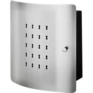 Image of Burg Waechter Key cabinet SLOT 6220/10 Ni 33530 No. of hooks 10 Stainless steel, Black