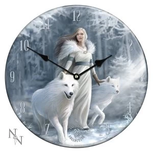 Image of Winter Guardians Glass Clock