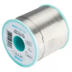 Image of Weller T0051388099 WSW SC L0 99.3/0.7 Solder Wire 0.5mm 500g