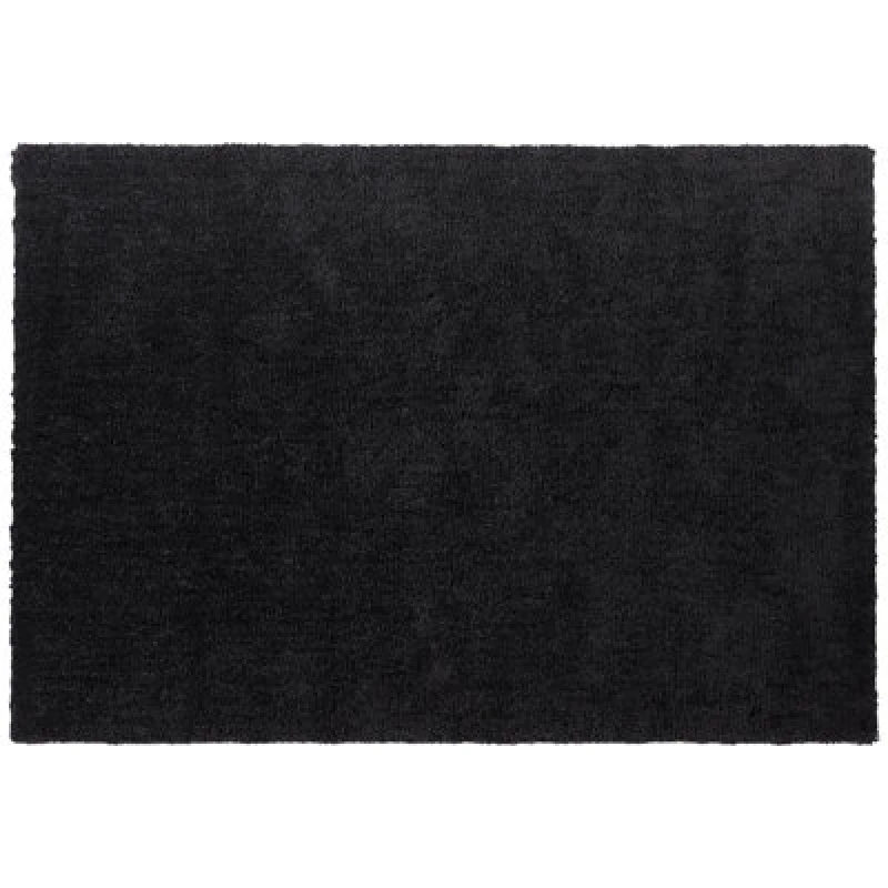 Image of Beliani Shaggygy Rug Demre Black 160 X 230 Cm