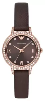 Image of Emporio Armani AR11555 Womens (32mm) Brown Dial / Brown Watch