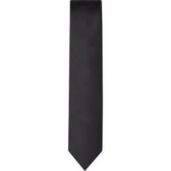 Image of Calvin Klein Satin Tie Mens - Df Black