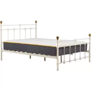 Image of 120cm Atlas Bed Cream