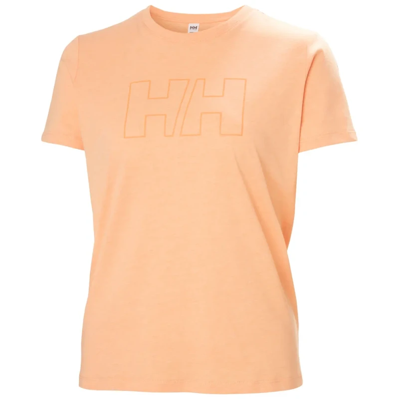 Image of Womens T-Shirt Helly Hansen Tech Logo Orange Female M