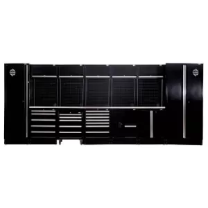 Image of Bunker Modular Storage Combo With Sink And Stainless Steel Worktop (25 Piece)