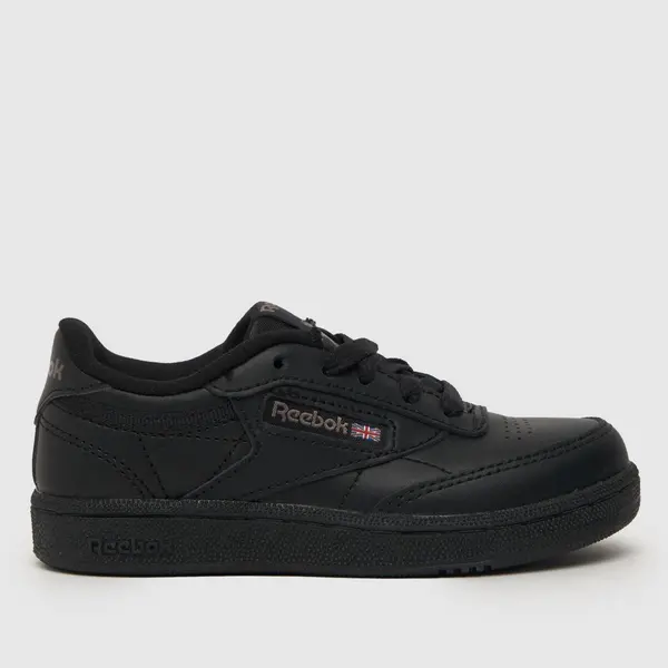 Image of Reebok Black club c Junior Trainers