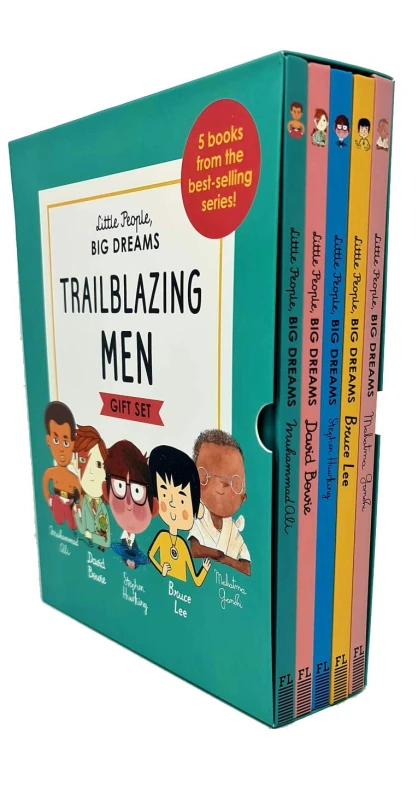 Image of Little People, Big Dreams Trailblazing Men 5 Book Collection Hardcover Gift Edition Maria Isabel Sanchez Vegara Books