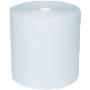 Image of WYPALL Wiping Paper L10 Extra+ 1 Ply Rolled Blue 1000 Sheets