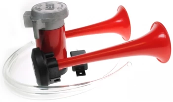 Image of Twin Airhorns & Compressor Kit - 12V- MAYPOLE- 896A