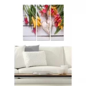 Image of MDF95139292 Multicolor Decorative MDF Painting (3 Pieces)