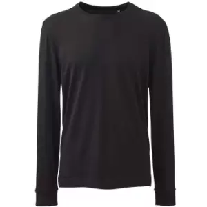 Image of Anthem Mens Long-Sleeved T-Shirt (L) (Black)