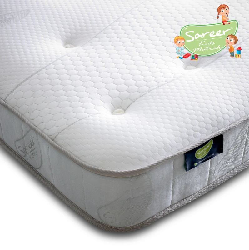 Image of Sareer Furniture Limited Kids Aspire Pocket Memory Mattress in White Size: Single White Unisex Single