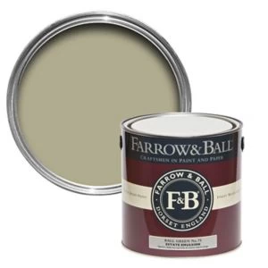 Image of Farrow & Ball Estate Ball Green No. 75 Matt Emulsion Paint, 2.5L