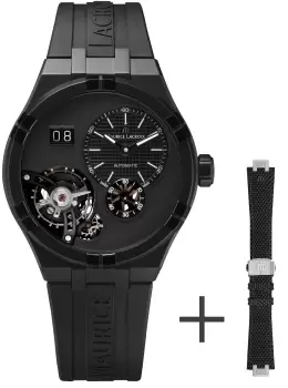 Image of Maurice Lacroix Watch Aikon Master Grand Date Black