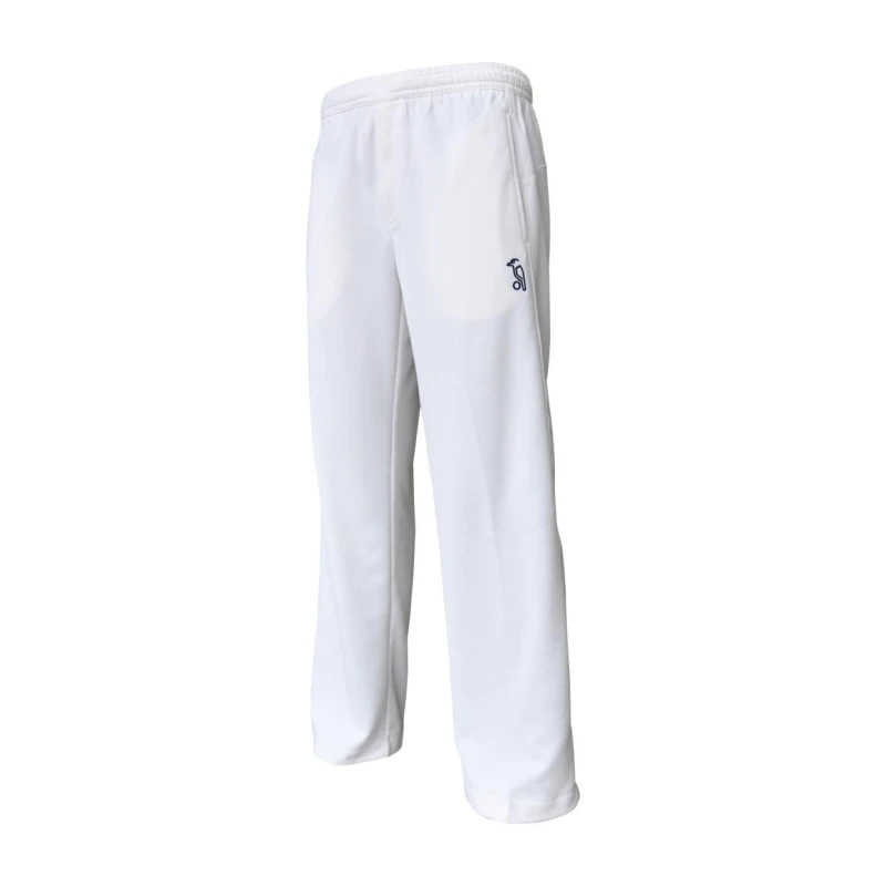 Image of Kookaburra Kookaburra Men Pro Players Cricket Trousers in White Size: Small White S Male 5063238986381