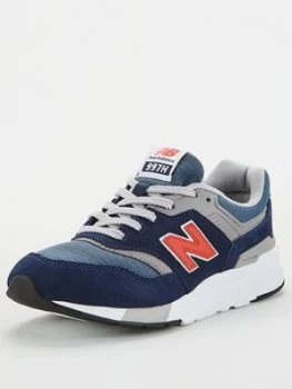 Image of New Balance 997 Junior Trainers - Navy/Red