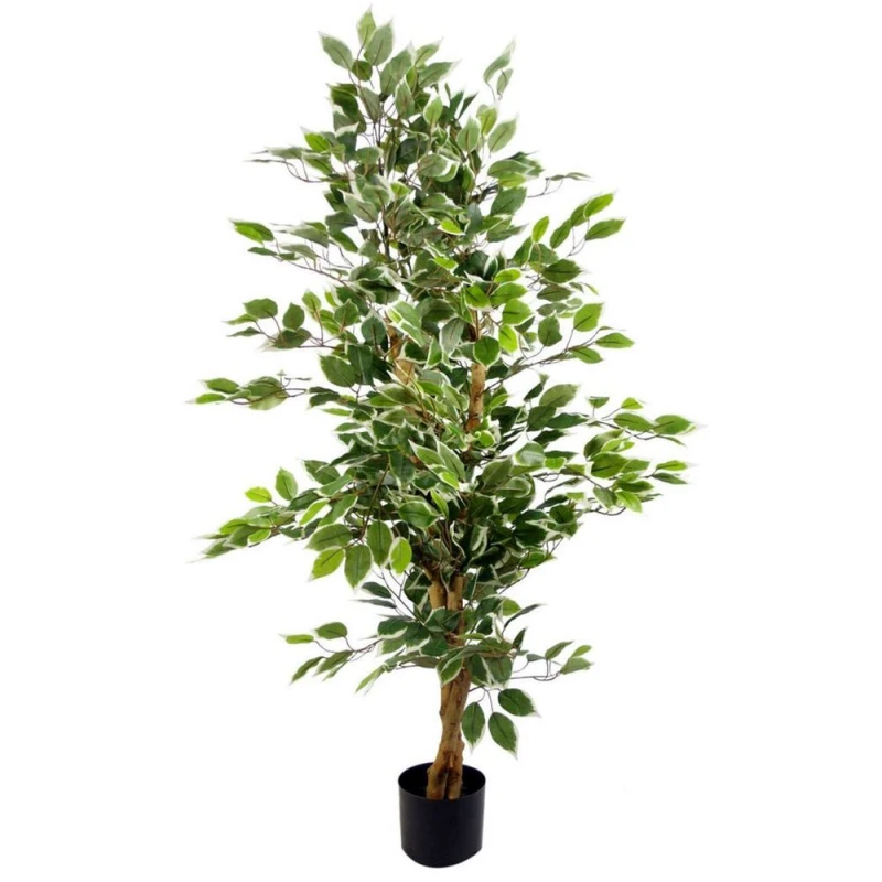 Image of Leaf 130cm Leaf Realistic Artificial Ficus Tree / Plant Green