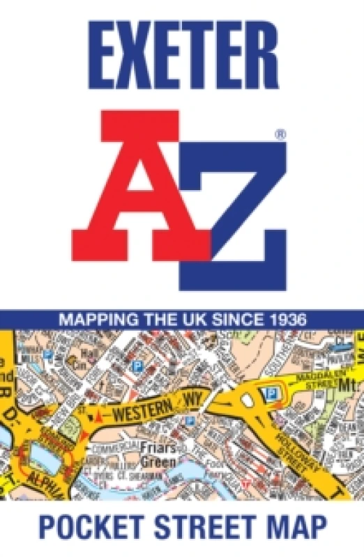 Image of Exeter A-Z Pocket Street Map. By AZ Maps Books