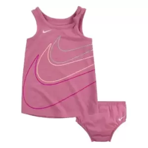 Image of Nike Knot Tank Dress Bb99 - Pink