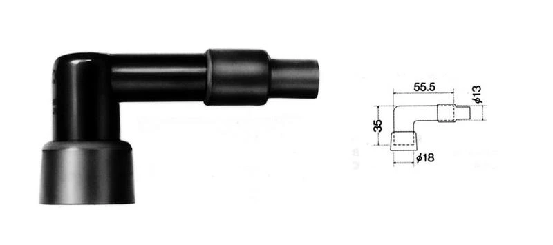 Image of NGK Spark Plug Cap - LB05FP