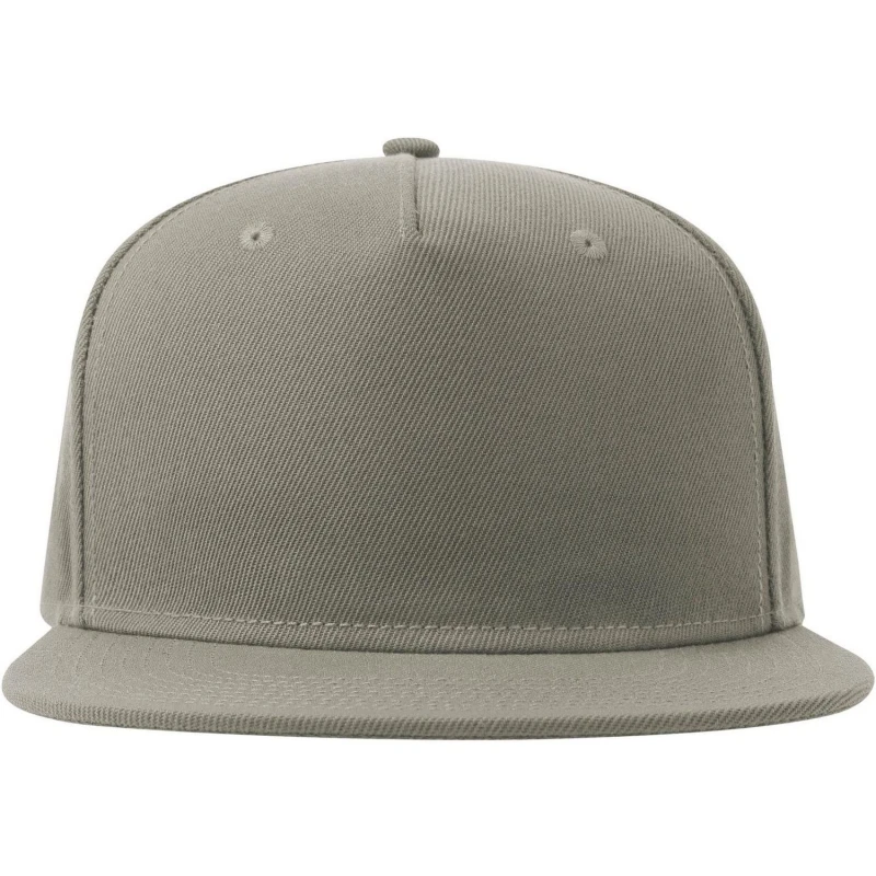 Image of Atlantis Atlantis Men 5 Panel Snapback Baseball Cap in Grey Grey One Size Male 5063527240941