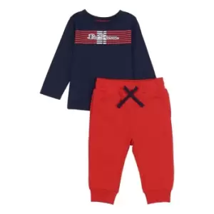 Image of Ben Sherman Ben Brcde LS T & Jg Bb99 - Blue