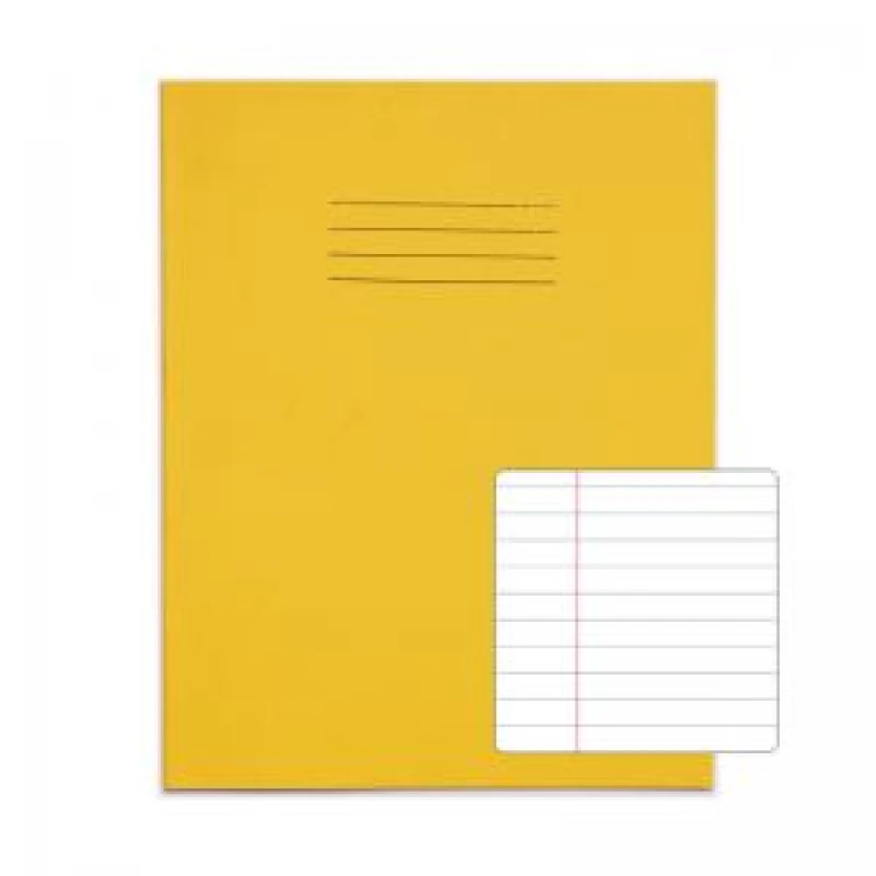Image of RHINO 9 x 7 Exercise Book 120 Page, Yellow, F8M (Pack of 100)