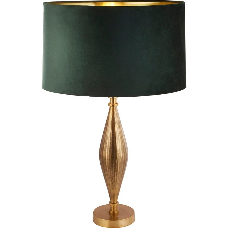 Image of Searchlight Searchlight Rye Table Lamp - Antique Brass