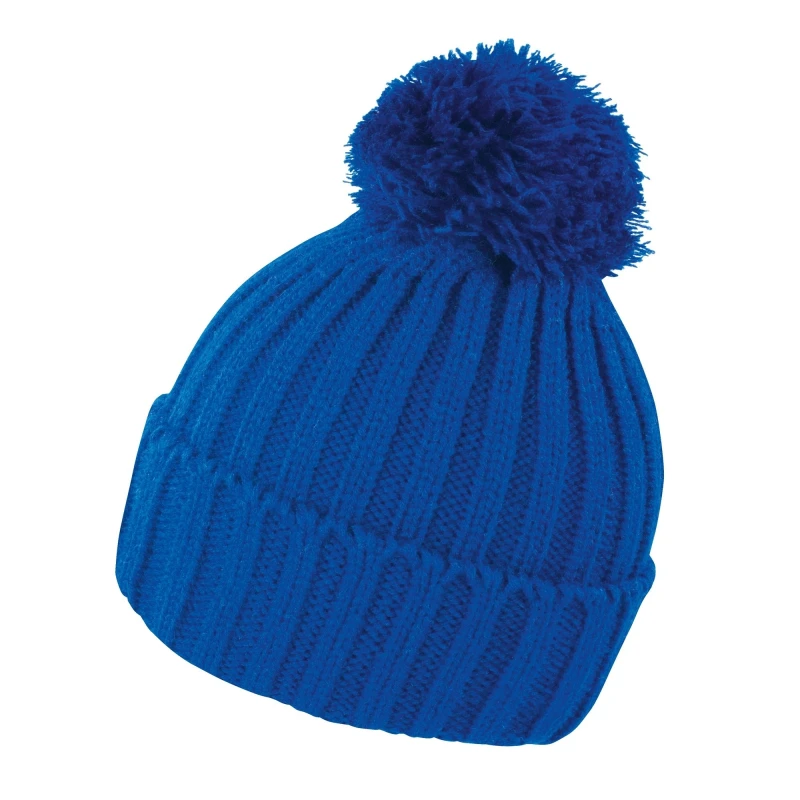 Image of Result Result Men Winter Essentials HDi Quest Knitted Beanie Hat in Royal Royal One Size Male 5054752307998