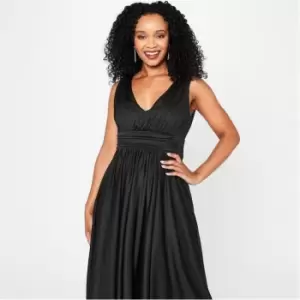 Image of Biba BIBA Dip Hem Maxi Dress - Black