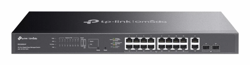 Image of TP Link Omada ES220GMP network switch Managed L2 Gigabit Ethernet (10/100/1000) Power over Ethernet (PoE) Black ES220GMP