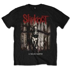 Image of Slipknot - .5: The Gray Chapter Album Unisex Large T-Shirt - Black