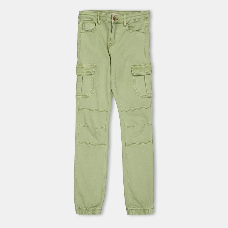 Image of Only Kids Cargo Trousers Oil Green female 8Y