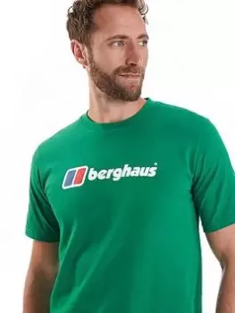 Image of Berghaus Big Classic Logo Tee - Verdant Green, Verdant Green, Size L, Men