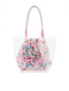 Image of Monsoon Girls Beach 2-In-1 Plastic Shopper - Multi