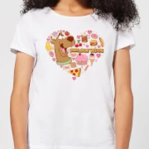 Image of Scooby Doo Snacks Are My Valentine Womens T-Shirt - White - L