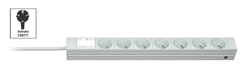 Image of Vertiv Knurr DIS Rack PDU. Compact. 0U/1U. input Schuko 230V 16A. outp