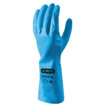 Image of Frisco 95 Blue Nitrile Gloves - Size 6/XS - Skytec