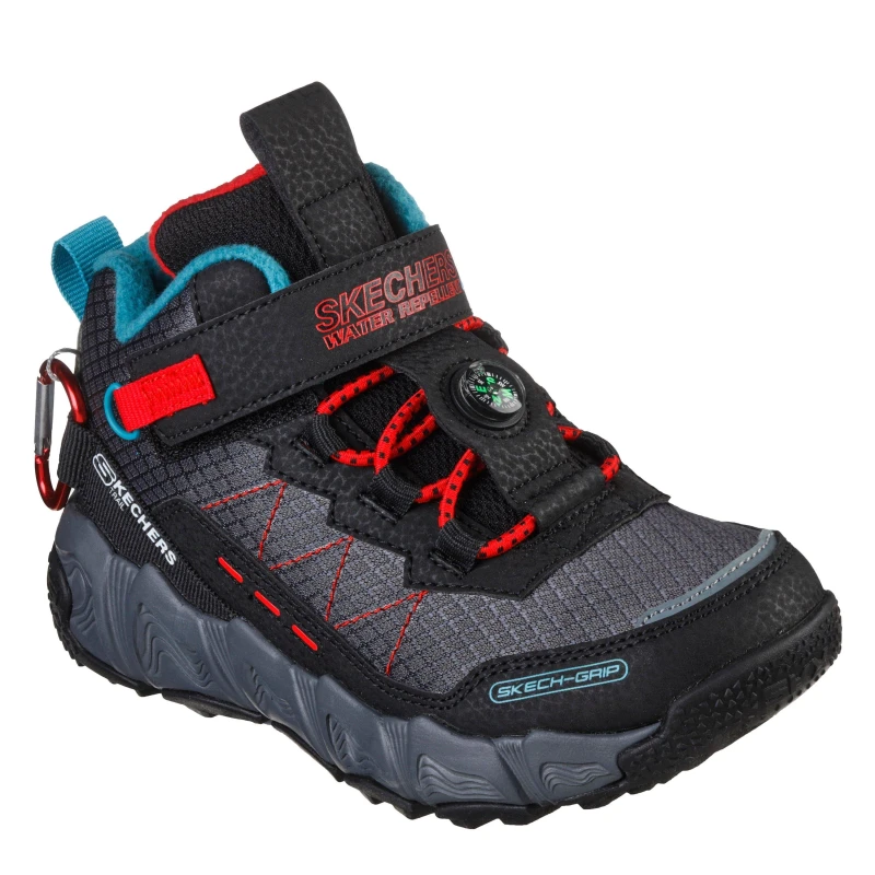 Image of Skechers Velocitrek Black/Red unisex 3 (36)