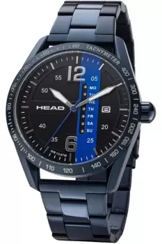 Image of Head Athens 44mm Black/Blue Watch H800222